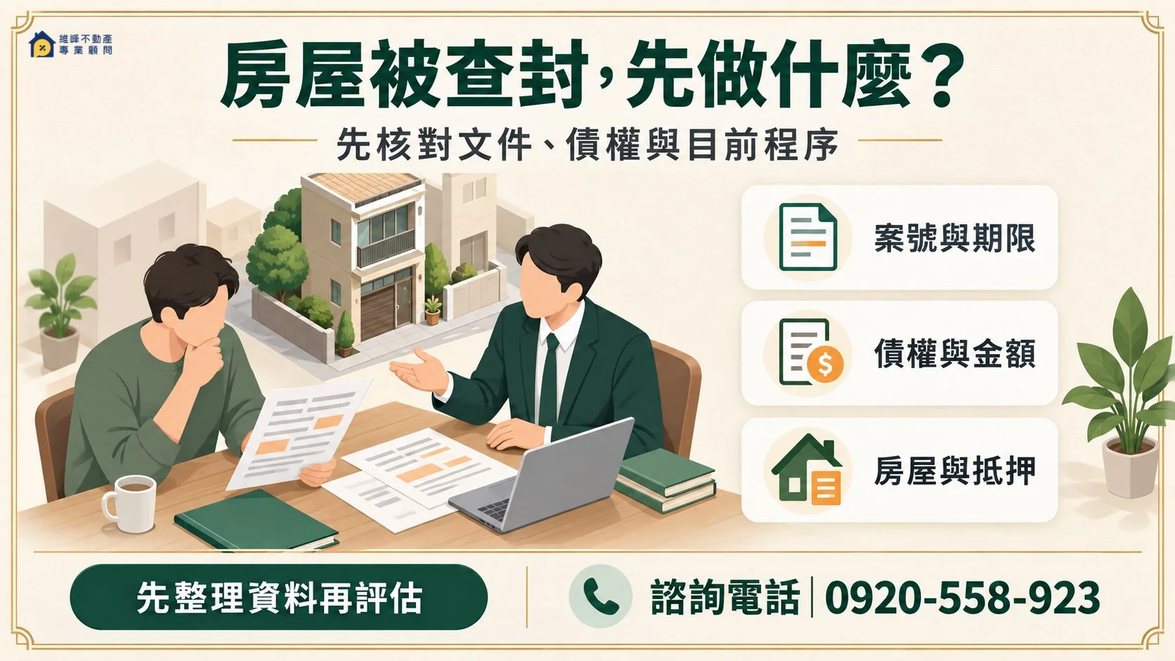 房屋土地被查封後核對法院文件債權期限與抵押資料
