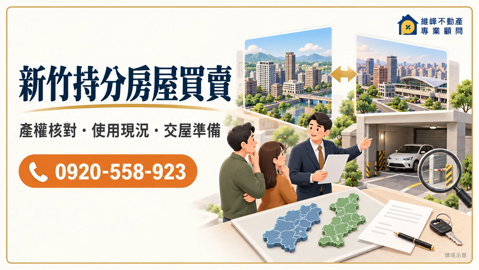 新竹持分房屋買賣｜共有住宅收購、竹北出售價格與車位權利