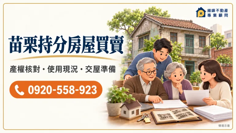 苗栗持分房屋買賣主圖