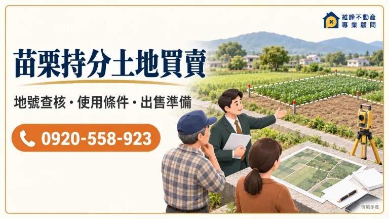 苗栗持分土地買賣主圖