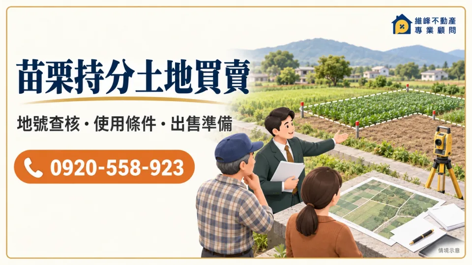 苗栗持分土地買賣主圖