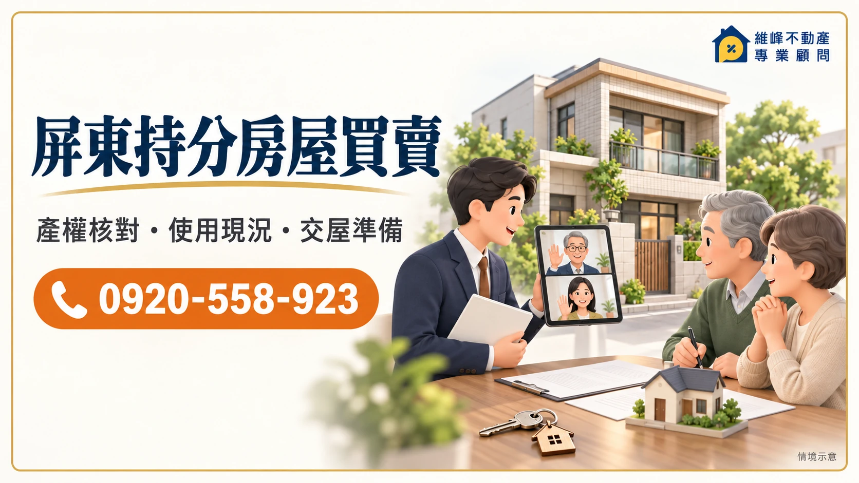 屏東持分房屋買賣｜共有住宅收購、外地屋主出售與點交