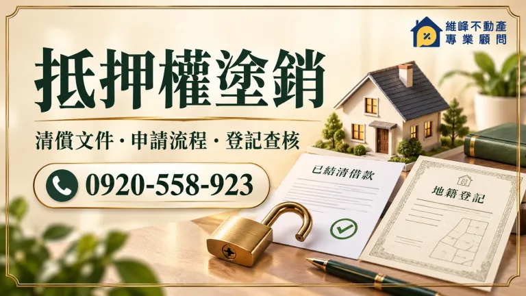 抵押權塗銷